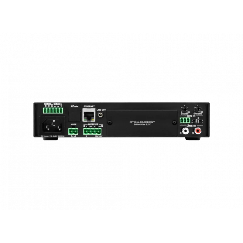 Audac MFA208 Hepsi bir arada ses çözümü 2x40W 4-ohm 100V