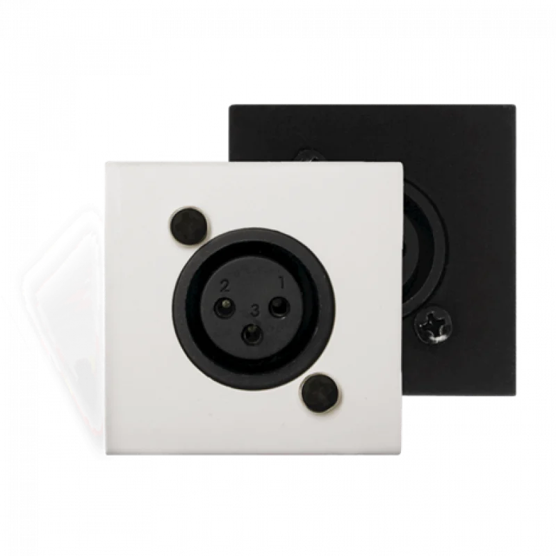 Audac WMI16/B Wall mic input - 45x45mm - RJ45