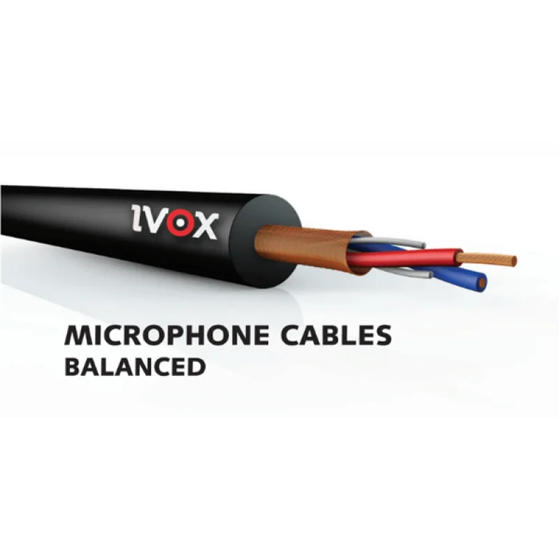 IVOX VB 236 HERO 2x0,34 mm Balanslı Mikrofon Kablosu (100-metre Rulo)