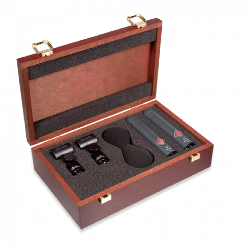 Neumann KM 185 mt Stereo Set Stereo Kalem Mikrofon Seti (2 × KM 185 mt, Siyah)
