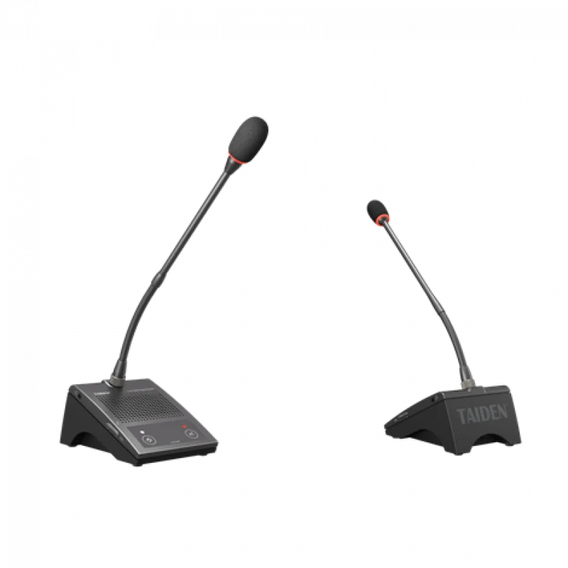 TAIDEN HCS-4338NC/50 Fully Dijital Congress System Chairman Unit (tabletop, champagne panel + black base)