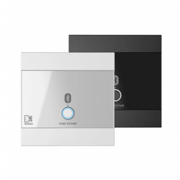 Audac WP220 Universal wall panel - Bluetooth receiver input - 80 x 80 mm