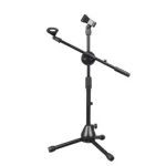 Machtig MS215 Kısa Mikrofon Sehpası, Metal Tip, Çevirmeli, 80-140-cm