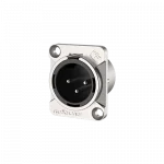 Roxtone RX3MD-NT şasi tip Xlr Erkek Konnektör, 3 Pin