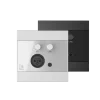 Audac WP210/B Universal wall panel - Microphone & line input - 80 x 80 mm