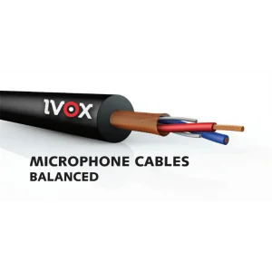 IVOX VB 256 TRON 2x0,50 mm Balanslı Mikrofon Kablosu (100-metre Rulo)