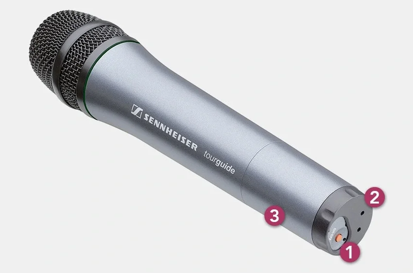 Sennheiser Tourguide 2020 D – tur rehberliği sistemi konferenztechnik.de SKM 2020 D Satın Alın - Sennheiser 2020-D dijital tur rehberi sistemi, kolay kullanımı profesyonel fonksiyonlarla birleştirir.