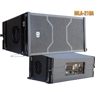 M-Voice MLA-210A Aktif Line Array Hoparlor 2x10” 2x1 1400 Watt
