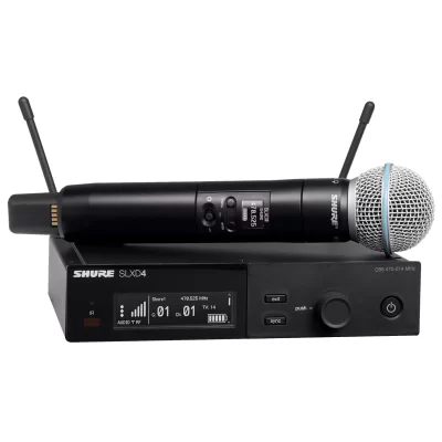 SHURE SLXD24E/B58 Beta58 El Tipi Kablosuz Mikrofon Seti