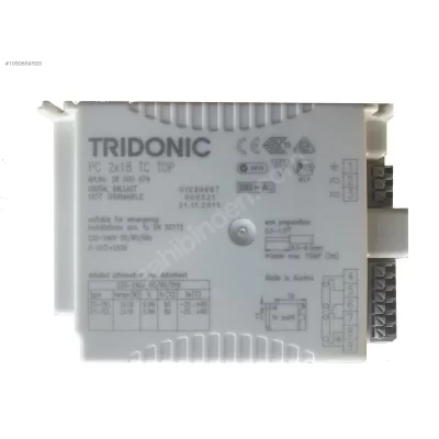 Tridonic TR540 28000074 PC 2x18 TC TOP Elektronik Balast (dimlenemez)