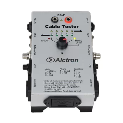 Alctron DB-4C Kablo test Cihazı Ses Işık ve Görüntü Sistemi için
