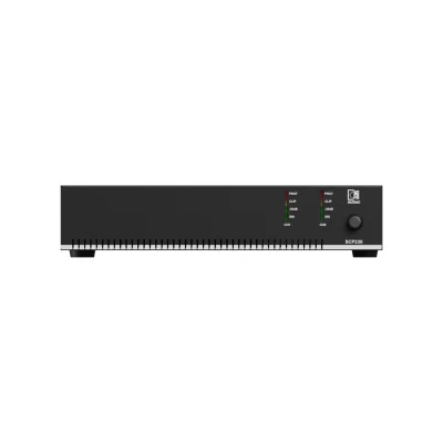 AUDAC SCP230 Kompakt Çift-kanal power amfi 2x300W @ 4 Ohm - 600W @ 70/100V