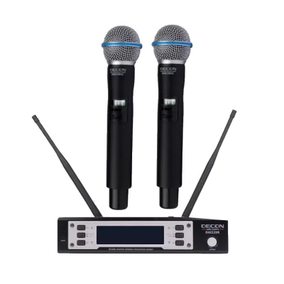 Decon DM-520EE Çift El Kablosuz Mikrofon Seti