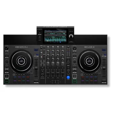 Denon DJ SC Live 4 4 Kanal DJ Controller 7 Dokunmatik Ekran, Dahili Hoparlörler ve WI-FI Bağlantı