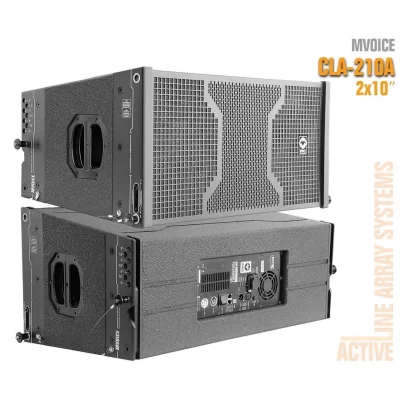 M-Voice CLA-210A Aktif Line Array Hoparlor 2x10” 2x1 1400 Watt