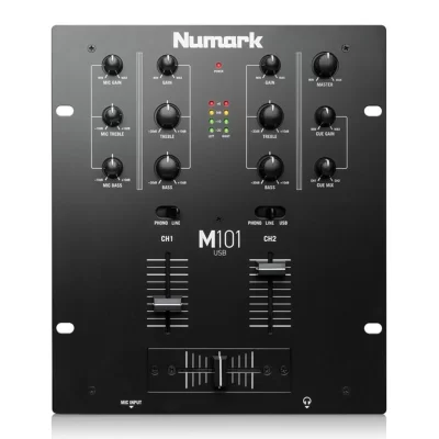 Numark M101USB 2 Kanal DJ Mixer, USB