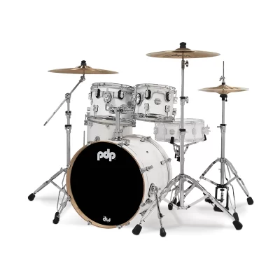 PDP Drums Concept Series 20 4 Parça Akustik Davul Seti (Pearlescent White)