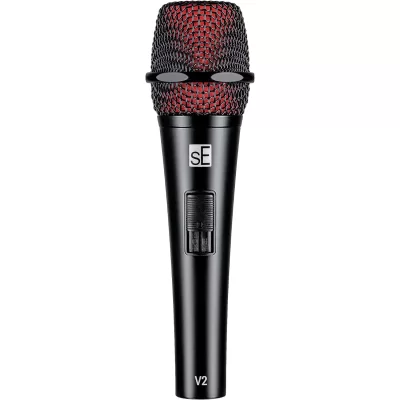 sE Electronics V2 Switch Cardioid Dynamic Handheld Vocal Mikrofonu (Siyah)