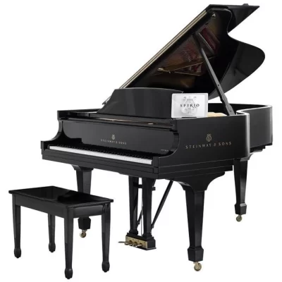 STEINWAY & SONS B-211 E/P Spirio Parlak Siyah 211 CM Kuyruklu Piyano