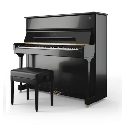 STEINWAY & SONS K-132 Parlak Siyah 132 CM Duvar Piyanosu