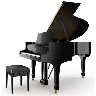 STEINWAY & SONS O-180 Spirio Parlak Siyah Kuyruklu Piyano