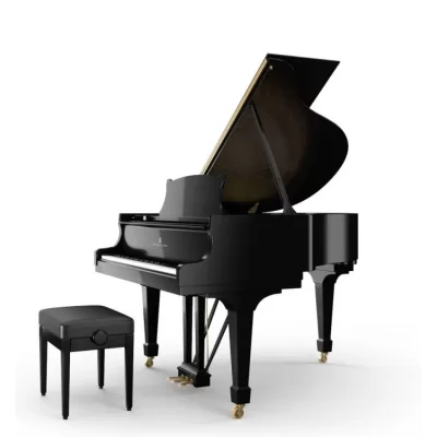 STEINWAY & SONS S-155 Parlak Siyah 155 CM Kuyruklu Piyano