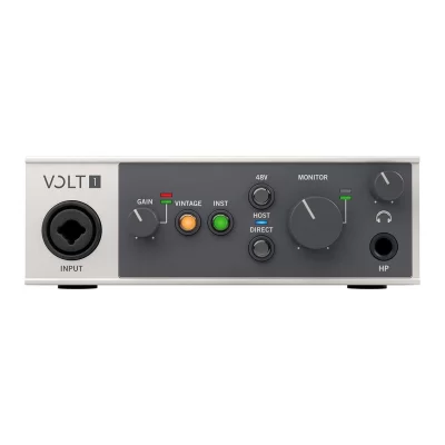 Universal Audio Volt 1 Yeni nesil 24-bit / 192 kHz, 1-Giriş / 2-Çıkış, 610 MicPre Modellemeli, USB-C Ses Kartı