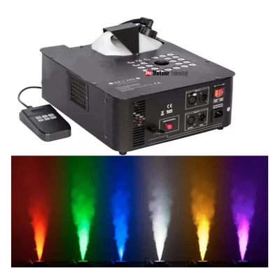 VOLCANO Ledli Sis Makinesi 1500 Watt, 24x3W RGB led,  DMX+REMOTE 