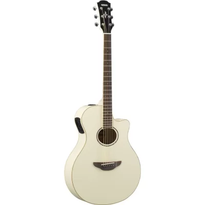 Yamaha APX600 Elektro Akustik Gitar (Vintage White)