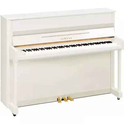 Yamaha B2ESC3PWH Silent Akustik Duvar Piyanosu (Parlak Beyaz)