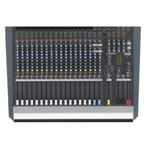 Allen Heath PA20 20 Kanal Deck Mixer, 16 Efx, 4 Aux, Grup, +48 Phantom