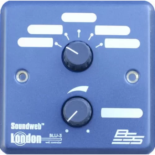 BSS BLU-3 5 position source/preset selector, level control (UK) wall controller