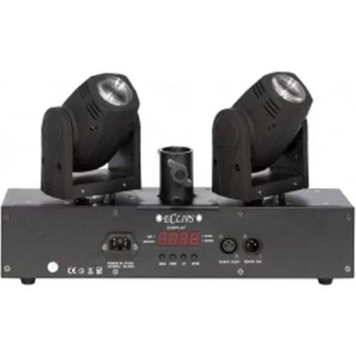 Eclips DUO BEAM W Mini Beam Moving Head, 2X10W, Dmx/Ses/Auto