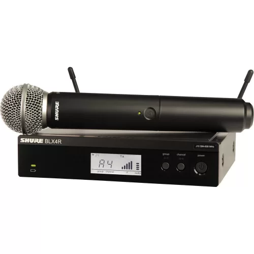 SHURE BLX24E/SM58 Tek El Kablosuz Mikrofon Seti