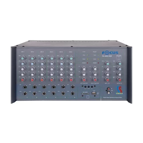 Startech Focus F6/600 USB 6 Kanal Power Mikser 2x300W/4-ohm