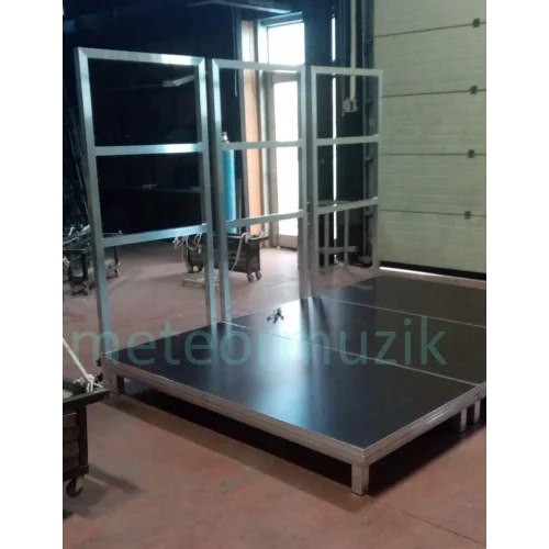 18-m2 Sahne Podyum 50cm ayak + merdiven (Meteor-1850)