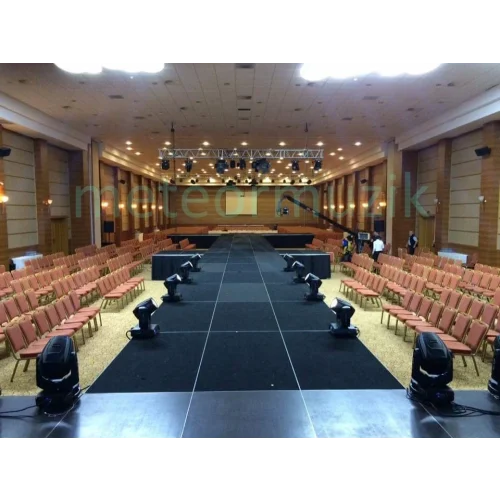 18-m2 Sahne Podyum 50cm ayak + merdiven (Meteor-1850)