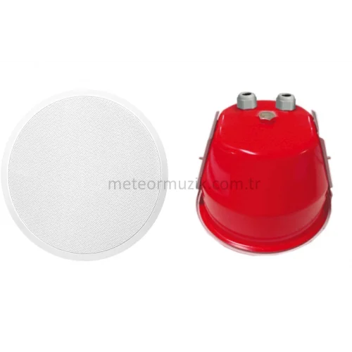Audac CSF506/W Ceiling Hoparlör with fire dome 100V - RAL9010