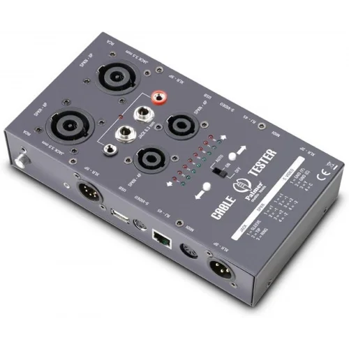 Palmer AHMCTXL V2 Multi Kanal Kablo Test Cihazı, ( XLR, TS, TRS, Speakon, RCA, DIN/MIDI, USB, RJ-45, S-Video )