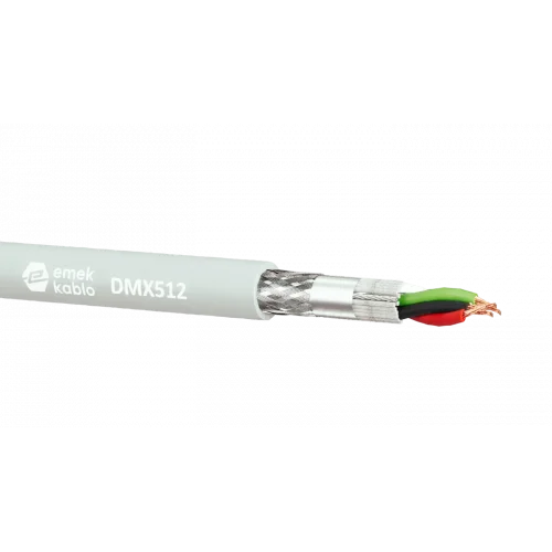 Emek EK.305DMX DMX Kablo, 1x2x0,34mm² DMX512 110-ohm (100mtlik Rulo)