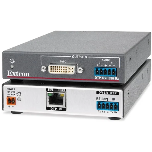 Extron DTP DVI 4K 330 Rx DVI için Uzun Mesafeli DTP Alıcı- 100 Metre Mesafe
