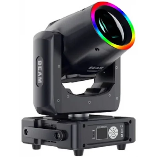 QUBE LIGHTING BEAM 295 Moving Head Spot, Led Halkalı, 13+1 Renk, Çift Prizma