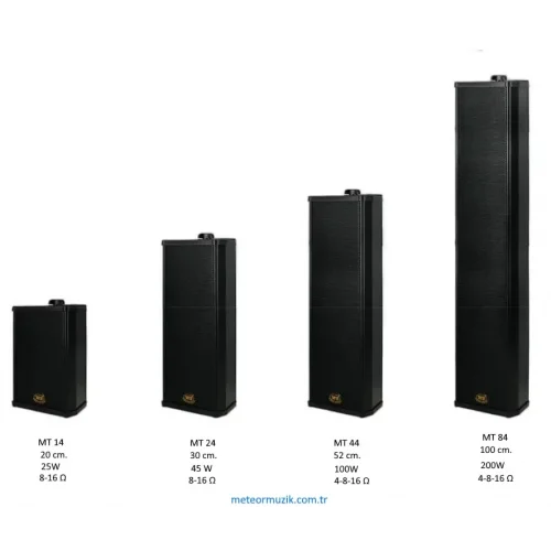 West Sound MT44T Sütun Hoparlör 4x4 +1 200W/100V