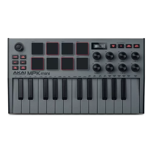 AKAI MPKMINI 3 Gri MIDI Klavye