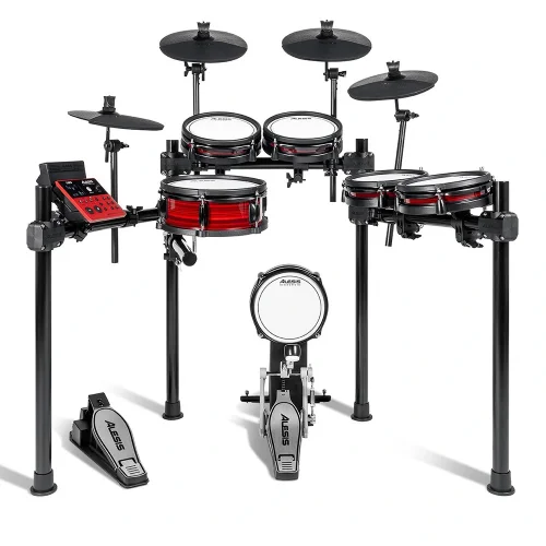 ALESIS Nitro Pro XL 10 Parça Elektronik Davul Seti - Bluetooth ve BFD Sesler Dahil