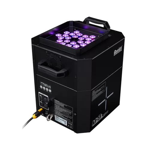 Antari M-9 Color LED Vertical Fog Machine, 10 meter fog throw, CO2 Carbon Simulation