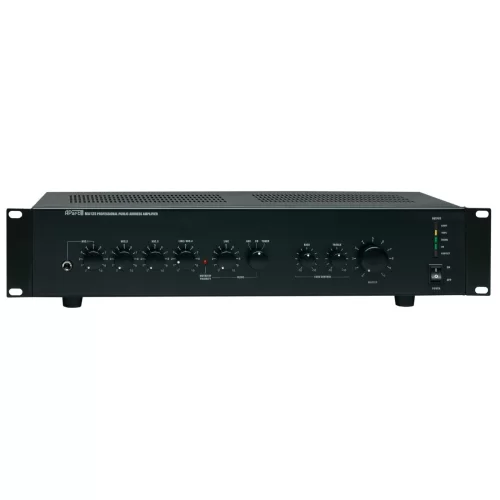 Apart MA125 Mixing Amplifier, 125W/100V, 4 Mic+4 St Line ,Chime