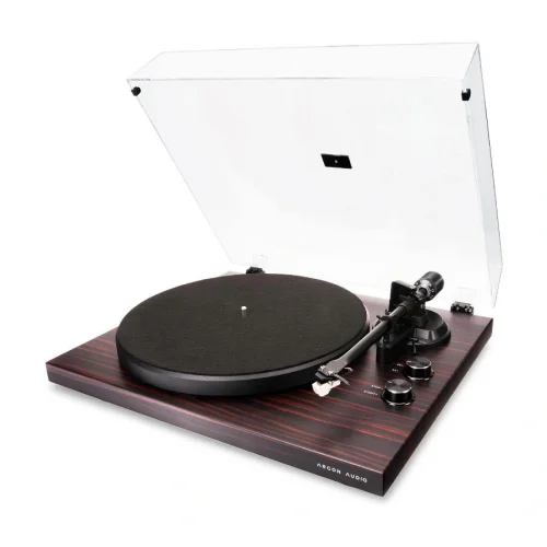 Argon Audio TT MK2 Dahili Preamfili Pikap - AT3600L iğne (Saten Mahony)