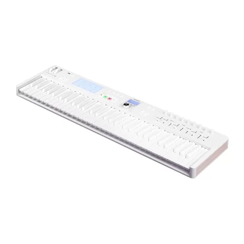 Arturia KeyLab Essential 61 mk3 - Alpine White 3.Nesil Akıllı MIDI Kontrolcü (61 Tuş) - Sınırlı Üretim Full Beyaz Tasarım