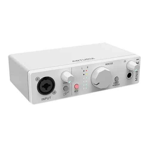 Arturia MiniFuse 1 1-Giriş / 2-Çıkış, 24-bit 192 kHz, USB-C taşınabilir ses kartı